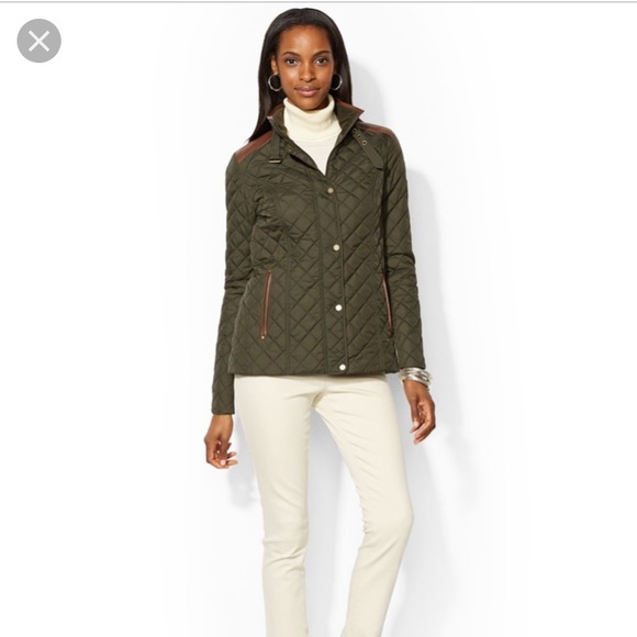 ralph lauren quilted jacket womens